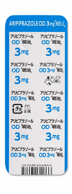 アリピプラゾールOD錠3mg「明治」