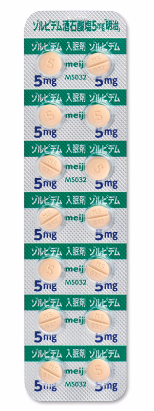 ゾルピデム酒石酸塩錠5mg「明治」