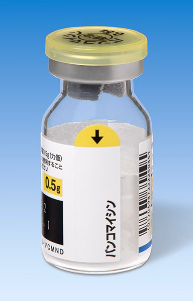 塩酸バンコマイシン点滴静注用0.5ｇ 点滴静注後