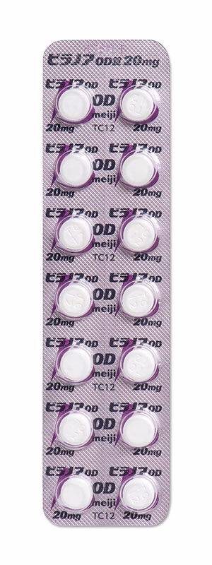 ビラノアOD錠20mg PTP表1
