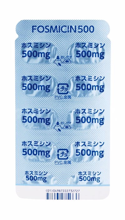 ホスミシン錠500 PTP裏