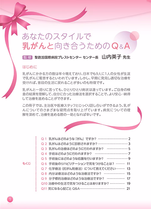 乳がんと向き合うためのQ&A
